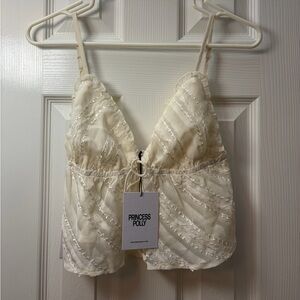 Princess Polly Ivory Lace Chemise